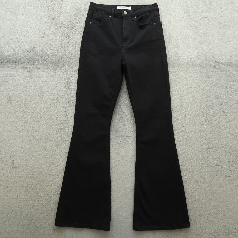 Topshop Classic Black Wide Leg Jeans